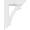 Ekena Millwork Standard Merced Architectural Grade PVC Bracket with Traditional Ends, 5"W x 16"D x 22"H BKTP05X16X22MRC01 - alternate 3